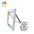 Cat Mate 4 Way Bling Cat Flap com Porta Liner Cat Mate Branco 4 Way Bloqueio Cat Flap com Porta Liner Branco
